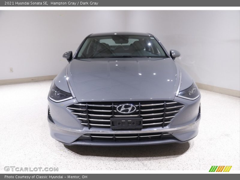 Hampton Gray / Dark Gray 2021 Hyundai Sonata SE