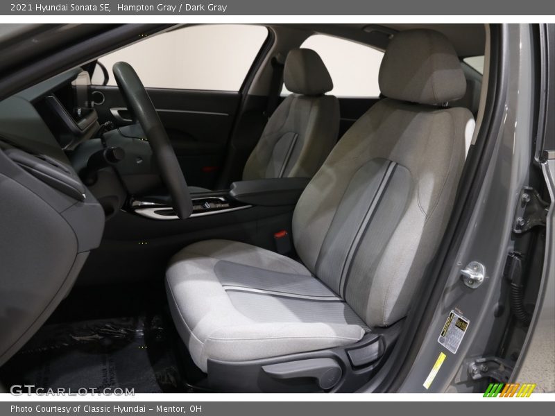 Hampton Gray / Dark Gray 2021 Hyundai Sonata SE