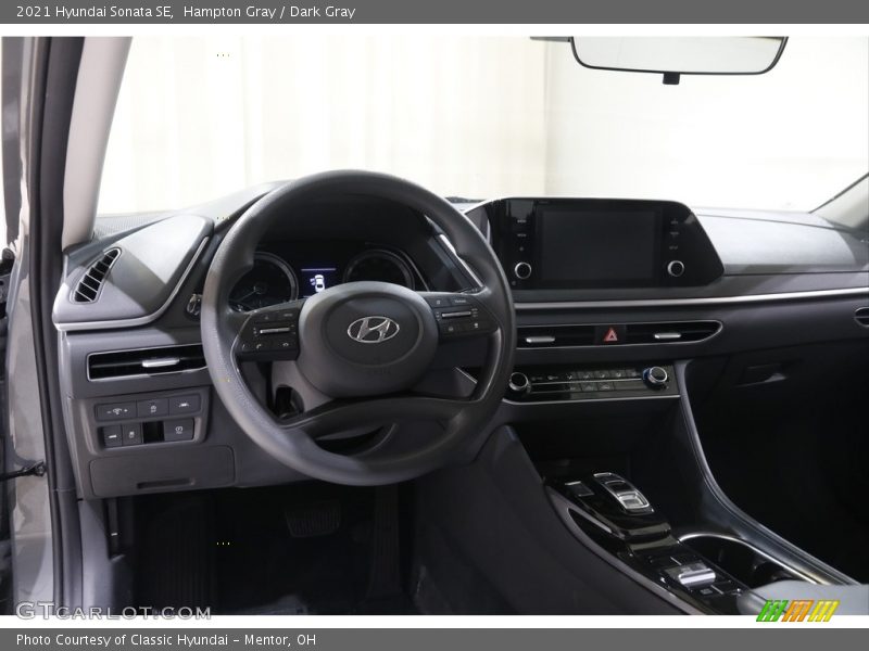 Hampton Gray / Dark Gray 2021 Hyundai Sonata SE