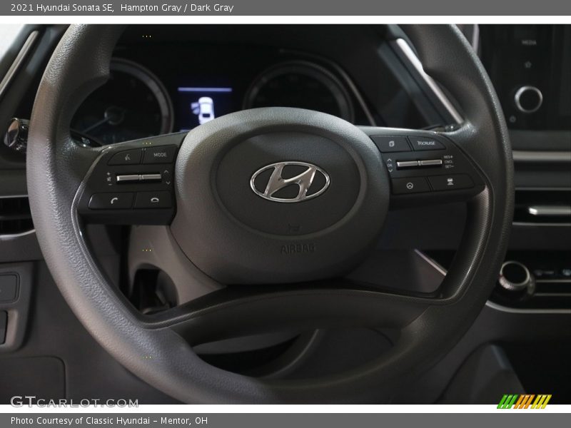 Hampton Gray / Dark Gray 2021 Hyundai Sonata SE