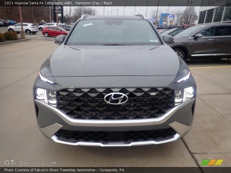 Hampton Gray / Black 2023 Hyundai Santa Fe Calligraphy AWD