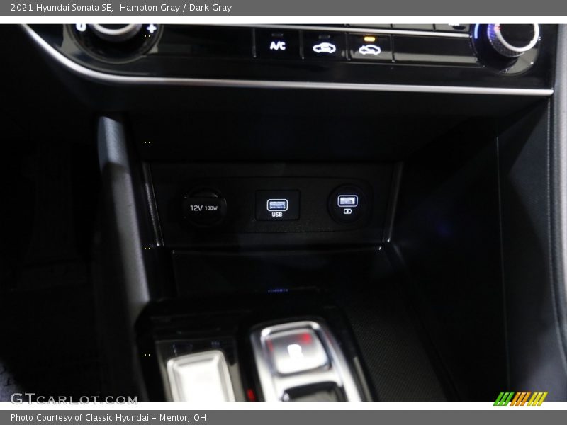 Hampton Gray / Dark Gray 2021 Hyundai Sonata SE