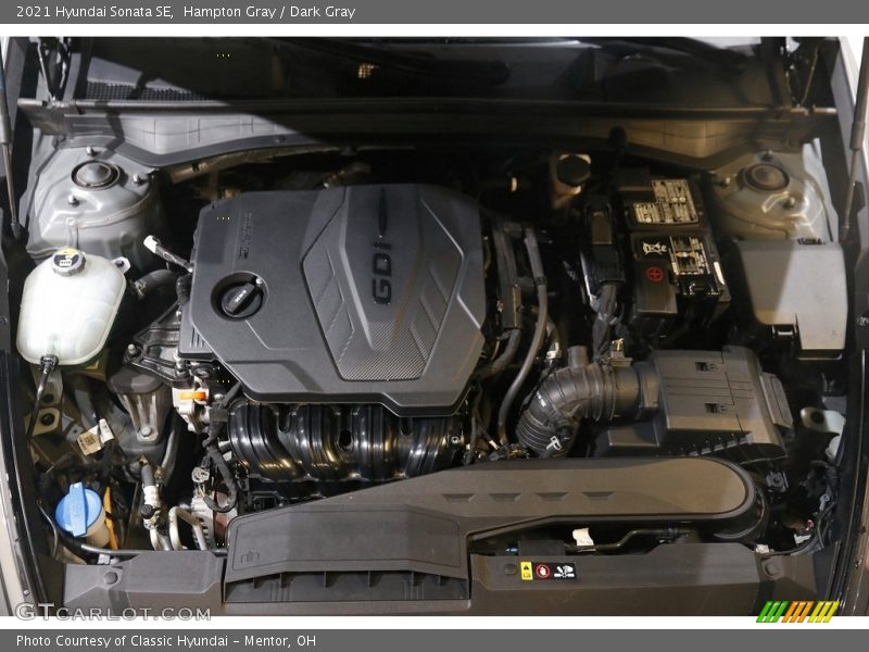 Hampton Gray / Dark Gray 2021 Hyundai Sonata SE