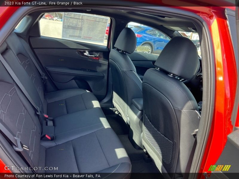 Fire Orange / Black 2023 Kia Forte GT-Line