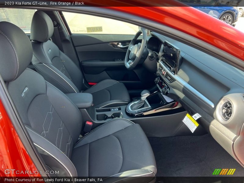 Fire Orange / Black 2023 Kia Forte GT-Line