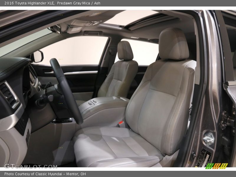 Predawn Gray Mica / Ash 2016 Toyota Highlander XLE