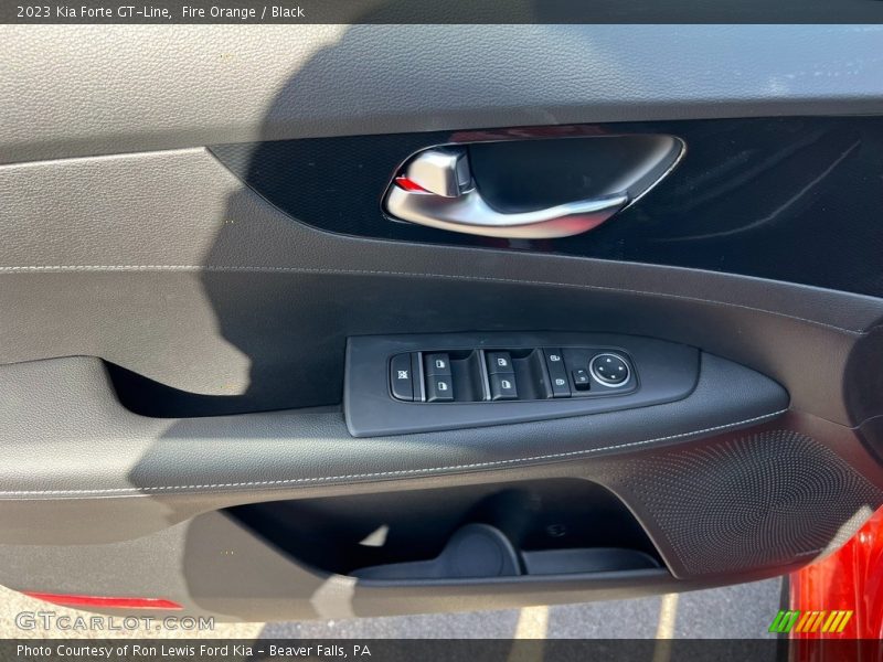 Fire Orange / Black 2023 Kia Forte GT-Line