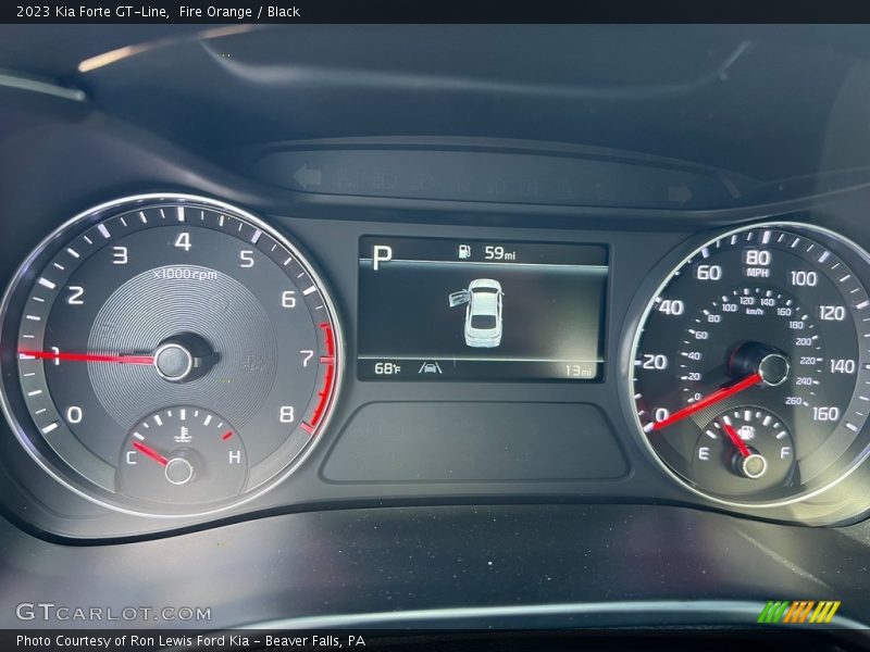 Fire Orange / Black 2023 Kia Forte GT-Line