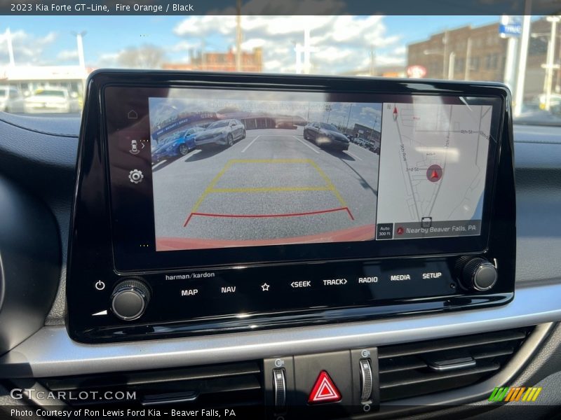 Fire Orange / Black 2023 Kia Forte GT-Line