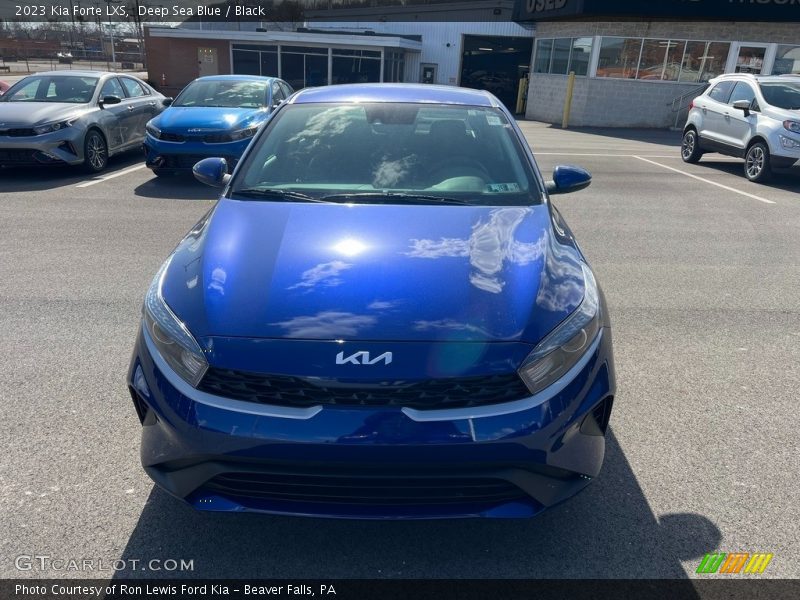 Deep Sea Blue / Black 2023 Kia Forte LXS