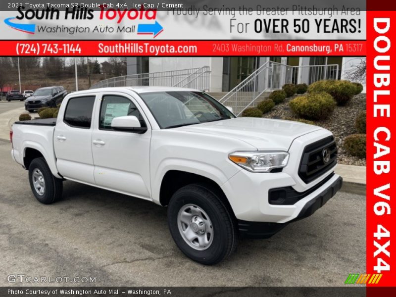 Ice Cap / Cement 2023 Toyota Tacoma SR Double Cab 4x4