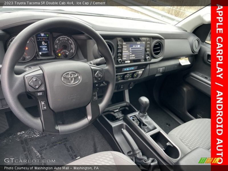 Ice Cap / Cement 2023 Toyota Tacoma SR Double Cab 4x4