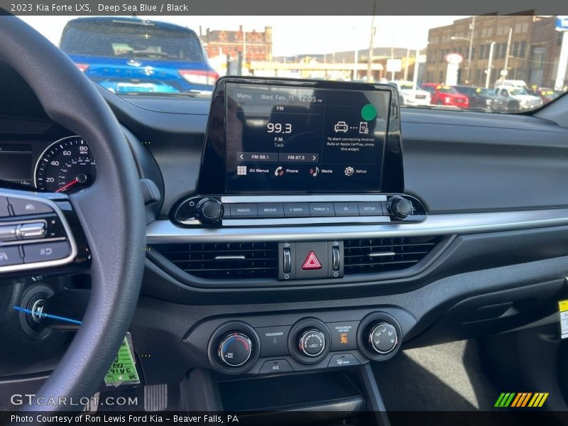 Deep Sea Blue / Black 2023 Kia Forte LXS