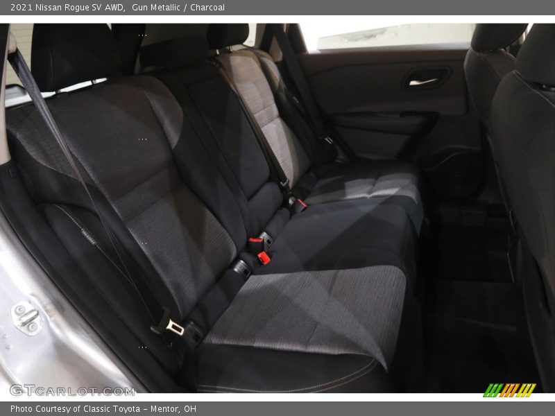 Gun Metallic / Charcoal 2021 Nissan Rogue SV AWD
