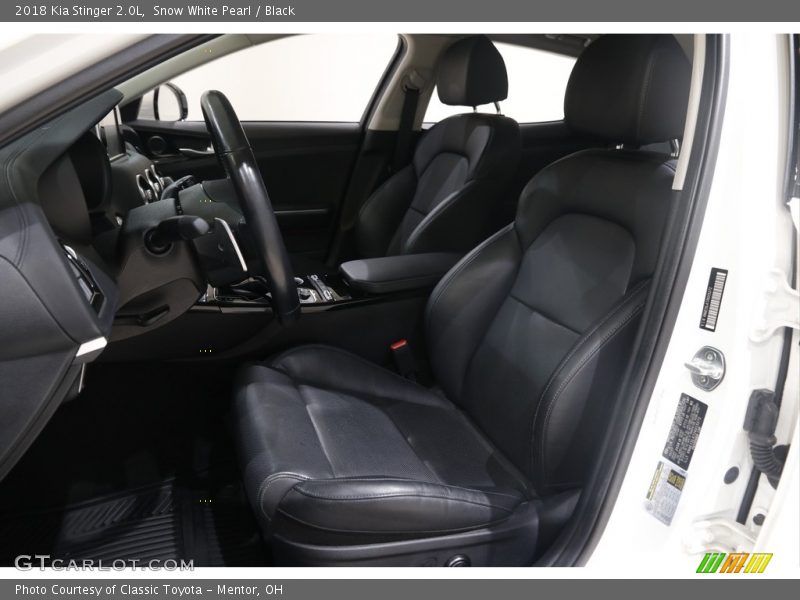  2018 Stinger 2.0L Black Interior