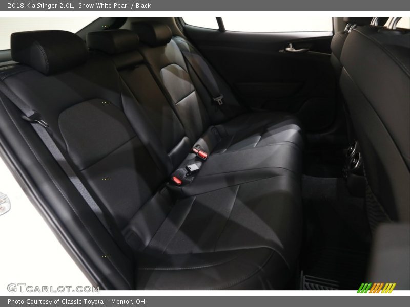 Rear Seat of 2018 Stinger 2.0L