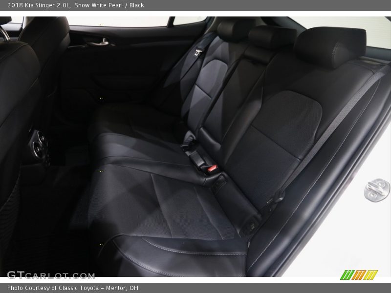 Rear Seat of 2018 Stinger 2.0L