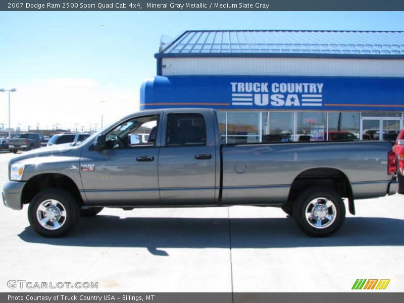 Mineral Gray Metallic / Medium Slate Gray 2007 Dodge Ram 2500 Sport Quad Cab 4x4