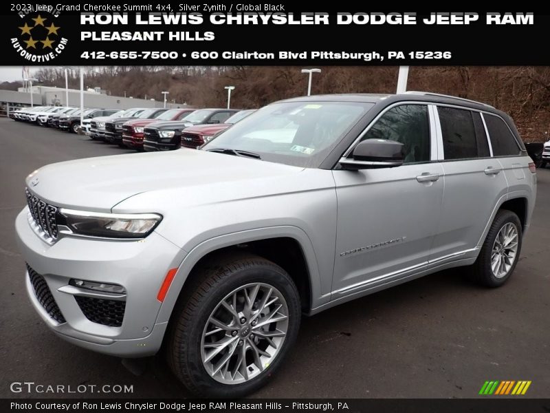 Silver Zynith / Global Black 2023 Jeep Grand Cherokee Summit 4x4