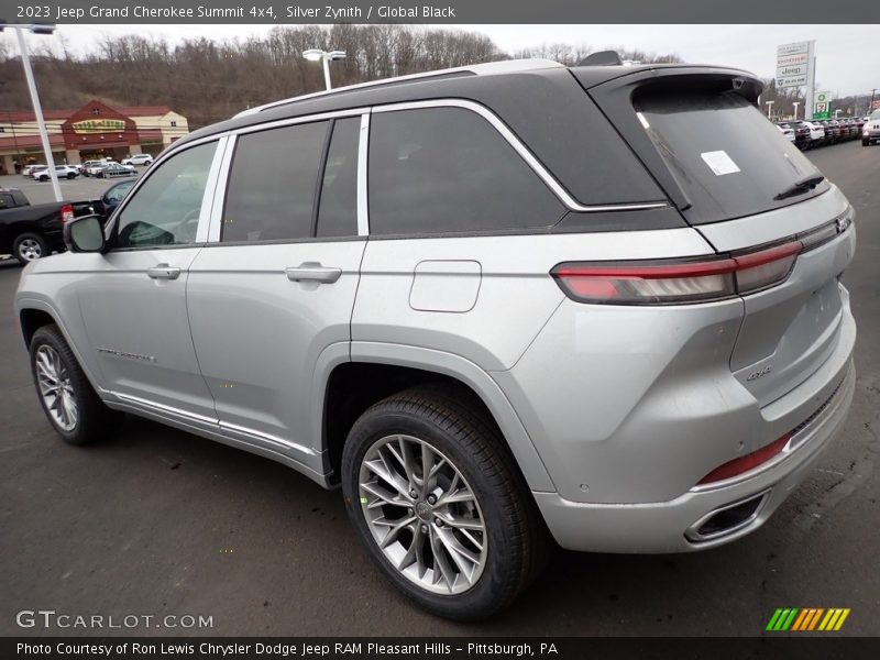 Silver Zynith / Global Black 2023 Jeep Grand Cherokee Summit 4x4