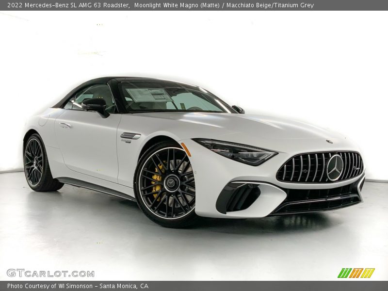 Front 3/4 View of 2022 SL AMG 63 Roadster