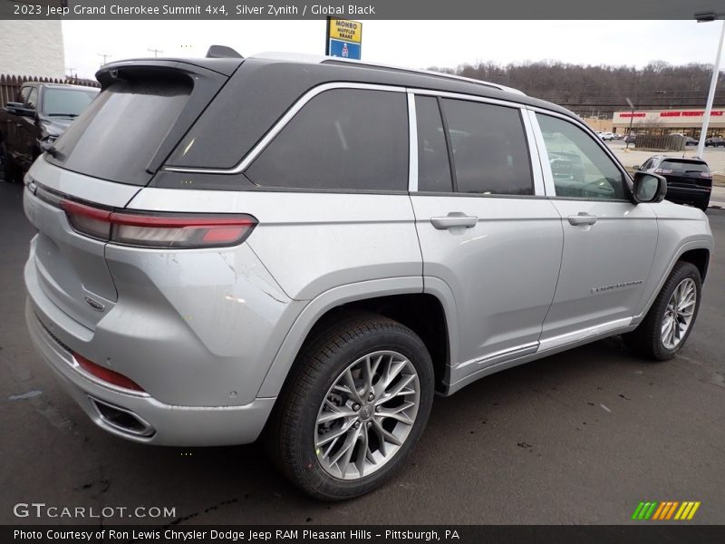 Silver Zynith / Global Black 2023 Jeep Grand Cherokee Summit 4x4