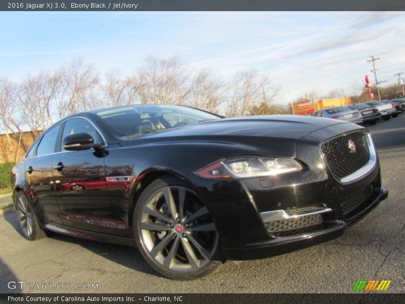 Ebony Black / Jet/Ivory 2016 Jaguar XJ 3.0