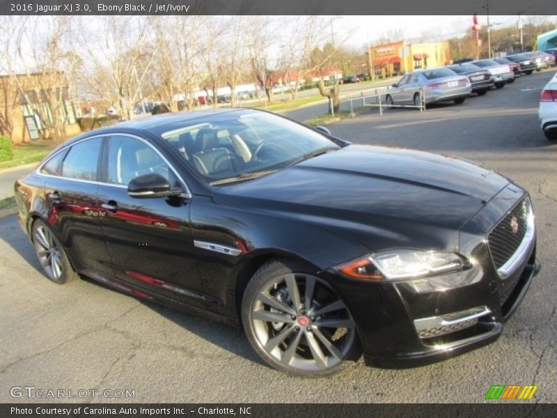 Ebony Black / Jet/Ivory 2016 Jaguar XJ 3.0