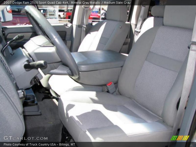 Mineral Gray Metallic / Medium Slate Gray 2007 Dodge Ram 2500 Sport Quad Cab 4x4