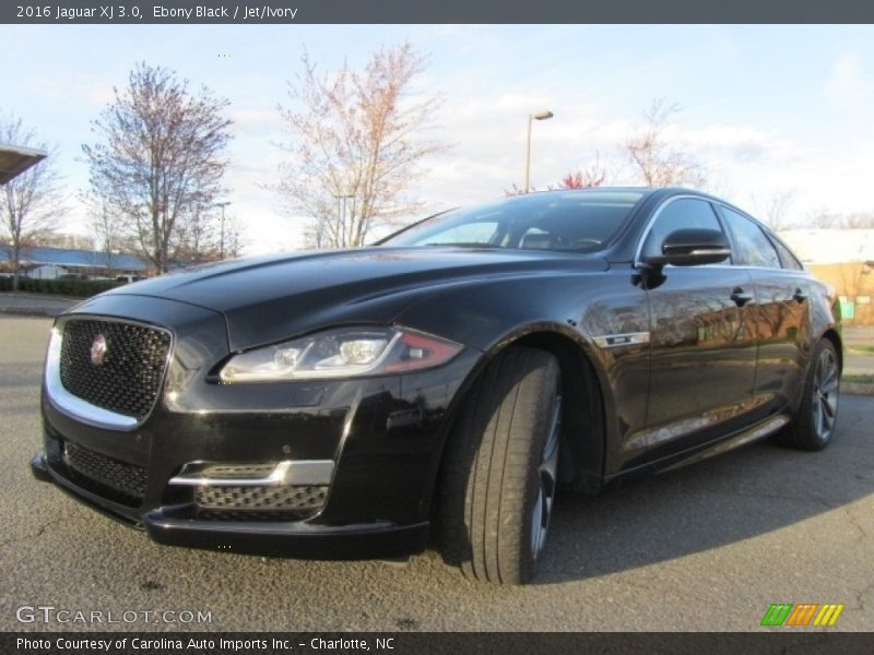 Ebony Black / Jet/Ivory 2016 Jaguar XJ 3.0