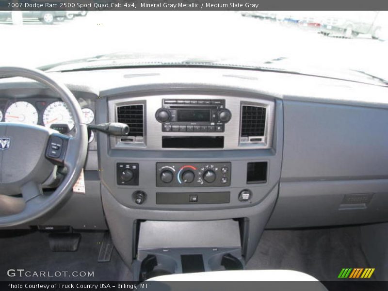Mineral Gray Metallic / Medium Slate Gray 2007 Dodge Ram 2500 Sport Quad Cab 4x4