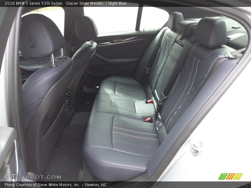 Rear Seat of 2018 5 Series 530i Sedan