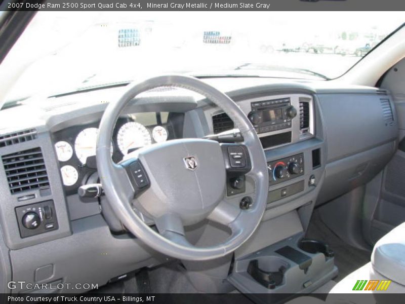 Mineral Gray Metallic / Medium Slate Gray 2007 Dodge Ram 2500 Sport Quad Cab 4x4