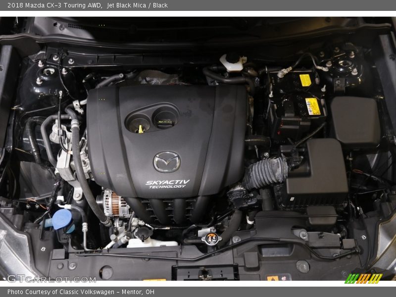 Jet Black Mica / Black 2018 Mazda CX-3 Touring AWD