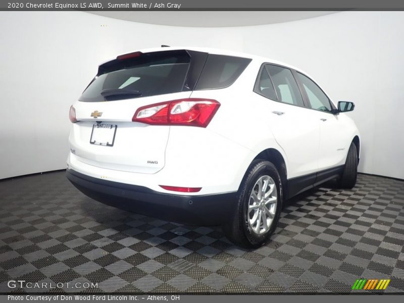 Summit White / Ash Gray 2020 Chevrolet Equinox LS AWD