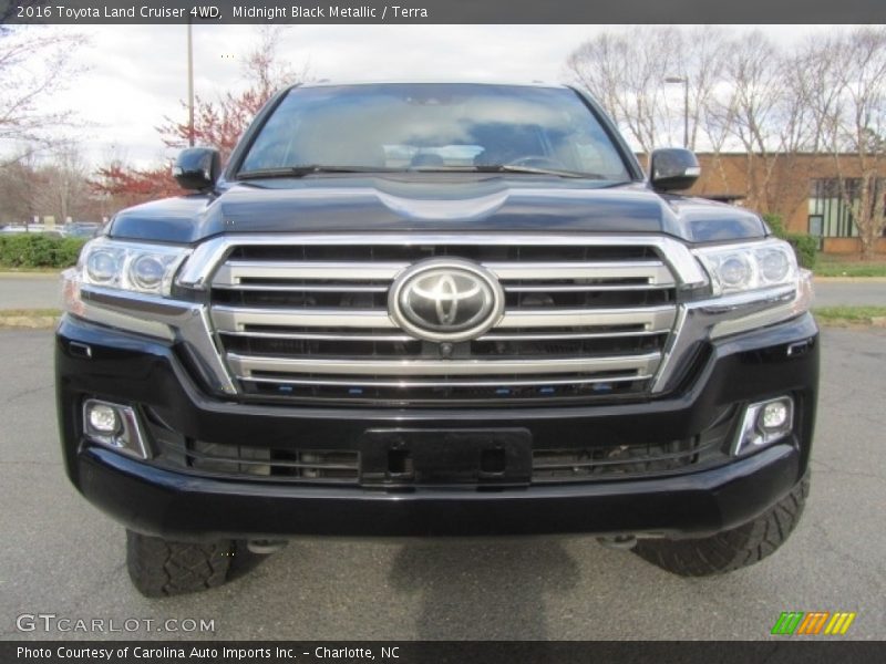 Midnight Black Metallic / Terra 2016 Toyota Land Cruiser 4WD