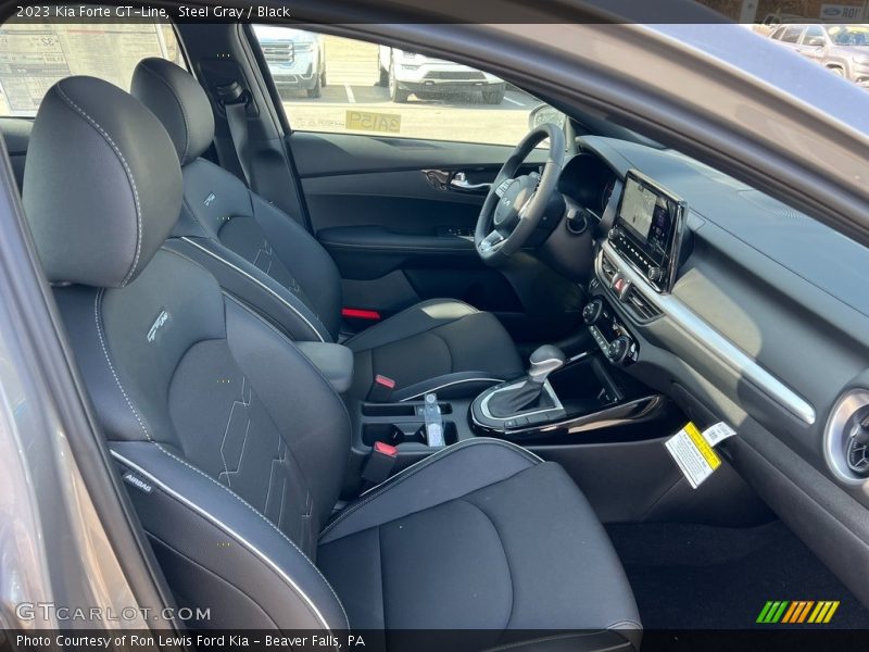Steel Gray / Black 2023 Kia Forte GT-Line