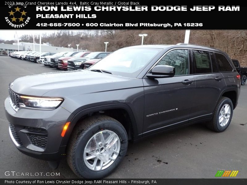 Baltic Gray Metallic / Global Black 2023 Jeep Grand Cherokee Laredo 4x4
