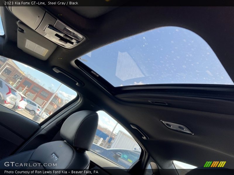 Steel Gray / Black 2023 Kia Forte GT-Line