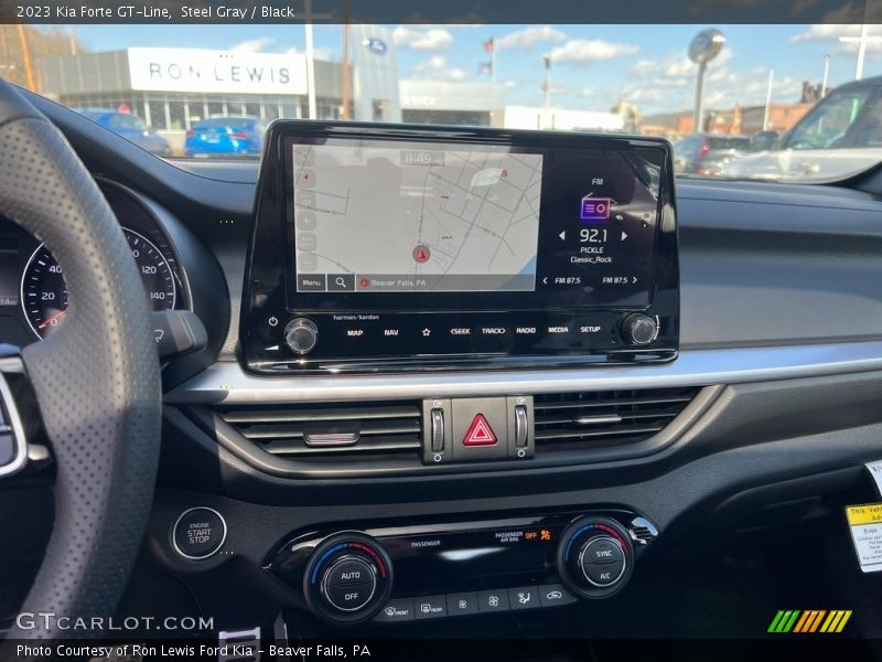 Steel Gray / Black 2023 Kia Forte GT-Line