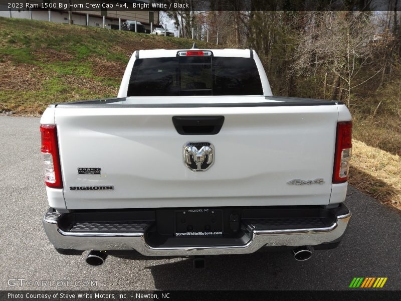 Bright White / Black 2023 Ram 1500 Big Horn Crew Cab 4x4