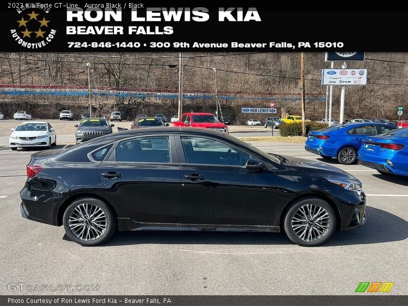 Aurora Black / Black 2023 Kia Forte GT-Line