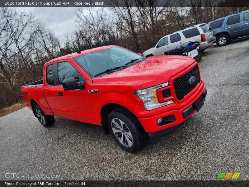 Race Red / Black 2020 Ford F150 STX SuperCab 4x4