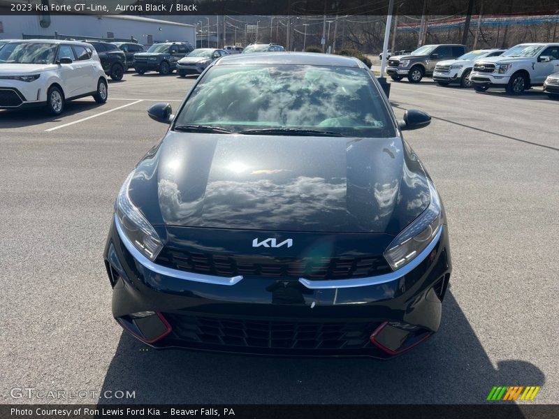 Aurora Black / Black 2023 Kia Forte GT-Line