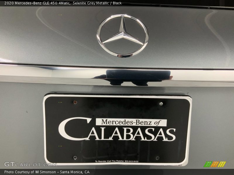 Selenite Grey Metallic / Black 2020 Mercedes-Benz GLE 450 4Matic