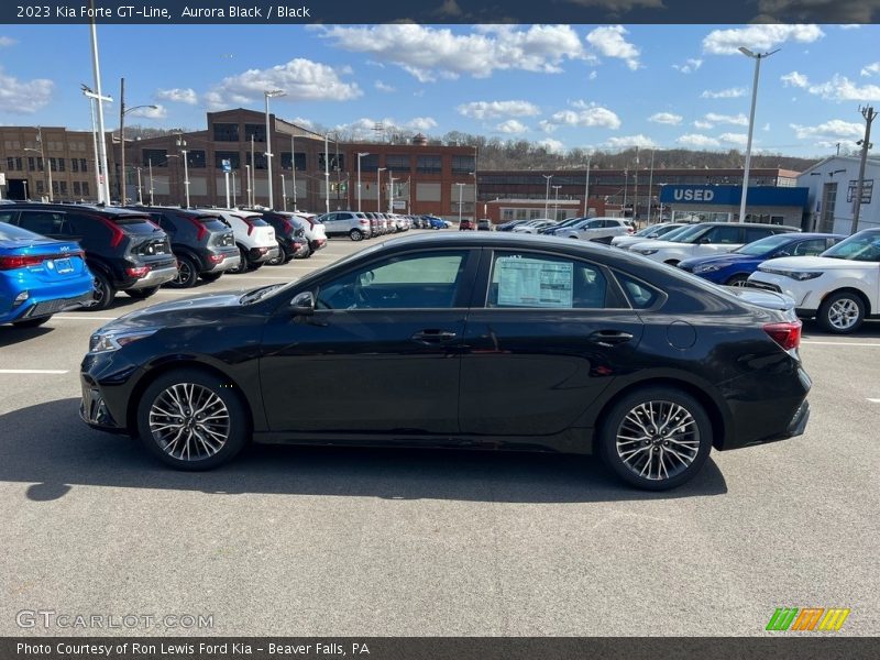 Aurora Black / Black 2023 Kia Forte GT-Line