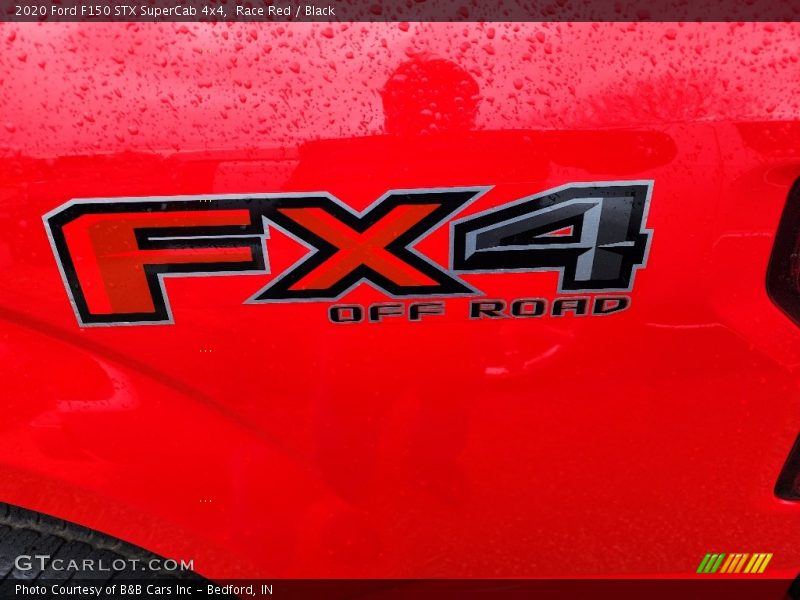 Race Red / Black 2020 Ford F150 STX SuperCab 4x4