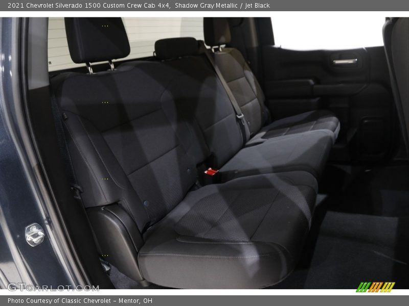 Shadow Gray Metallic / Jet Black 2021 Chevrolet Silverado 1500 Custom Crew Cab 4x4