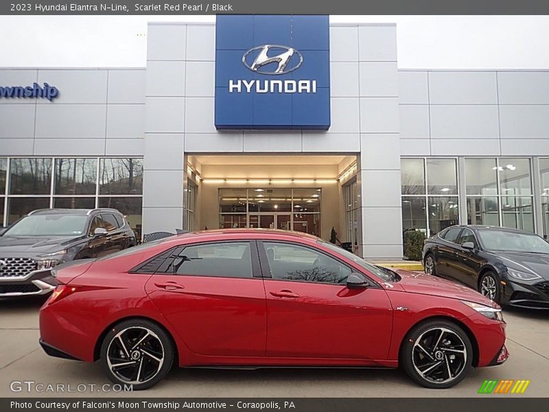  2023 Elantra N-Line Scarlet Red Pearl