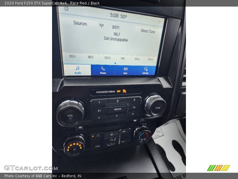 Race Red / Black 2020 Ford F150 STX SuperCab 4x4